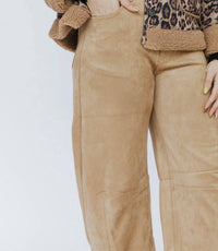 Klesis - Suede Barrel Pant