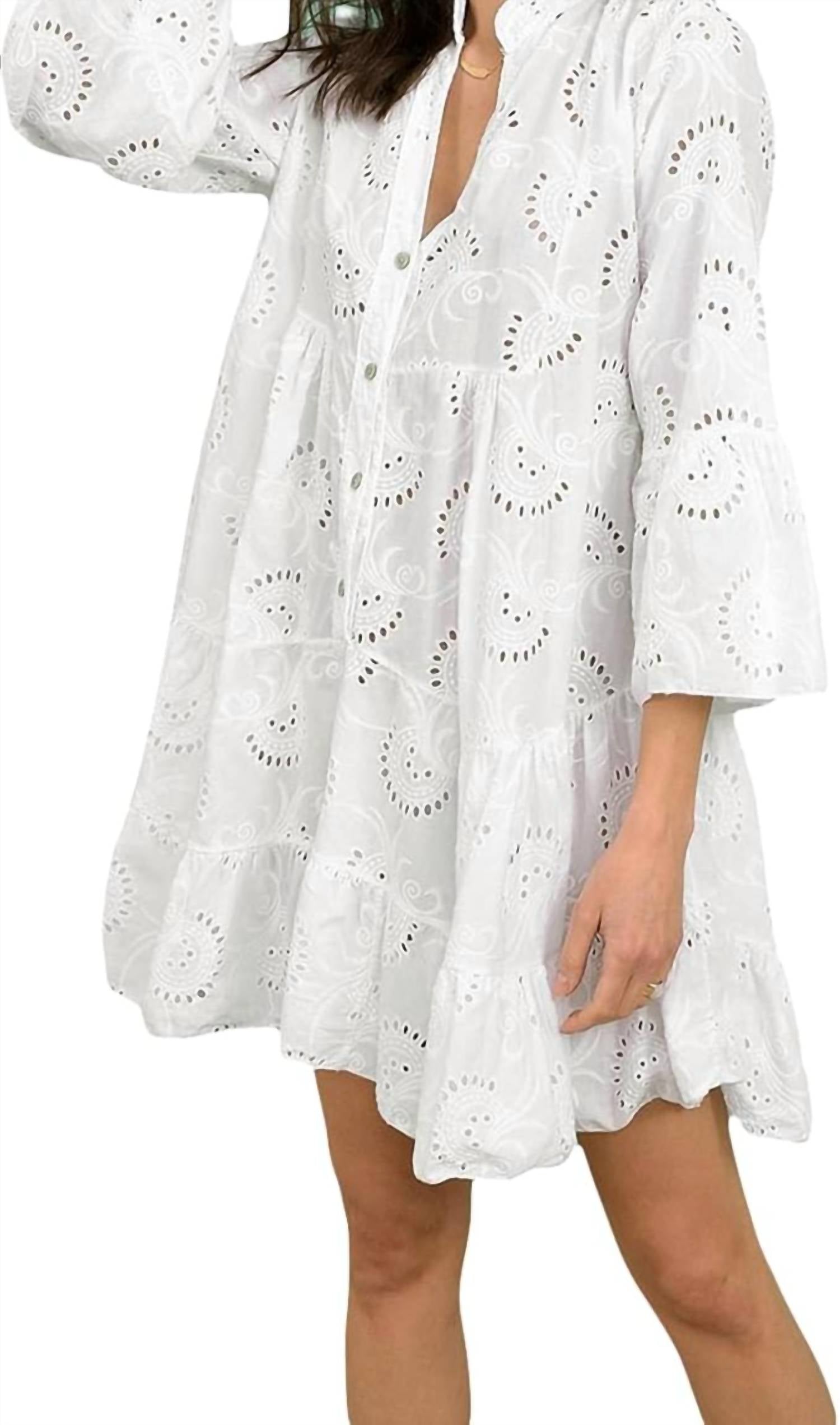 Top It Off - Riley Eyelet Dress