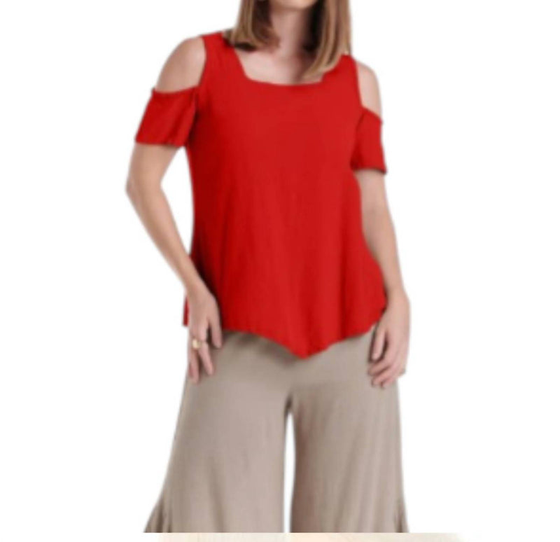 Oh My Gauze! Dana Cotton Top in pepper - women's blouse