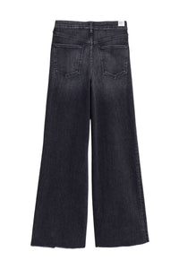 Frank & Eileen East Galway Long Gaucho Jeans in 1981 washed black - women's jeans - view 4