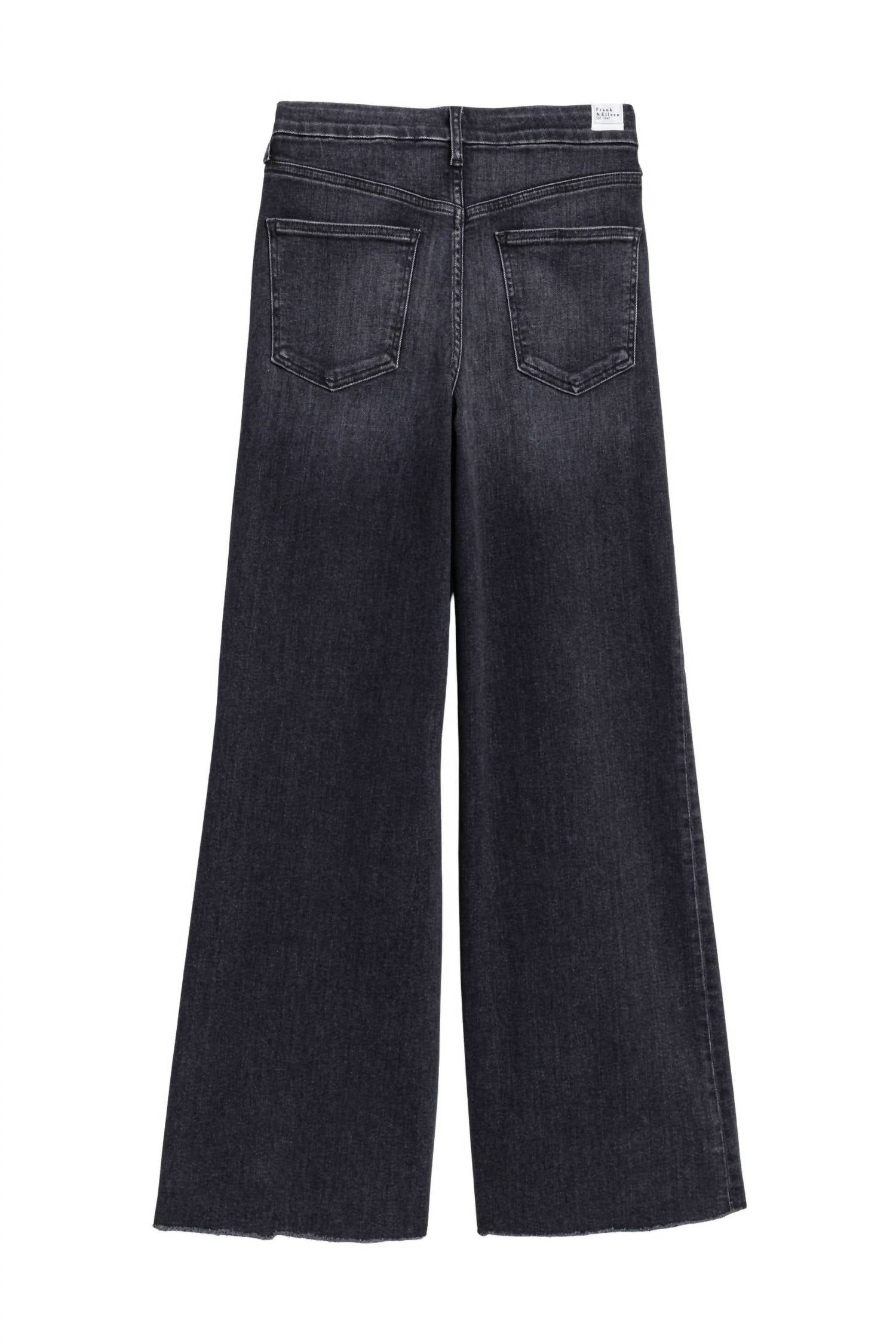 Frank & Eileen East Galway Long Gaucho Jeans in 1981 washed black - women's jeans - view 4