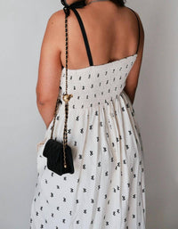 In February - Spring Bow Maxi Dress