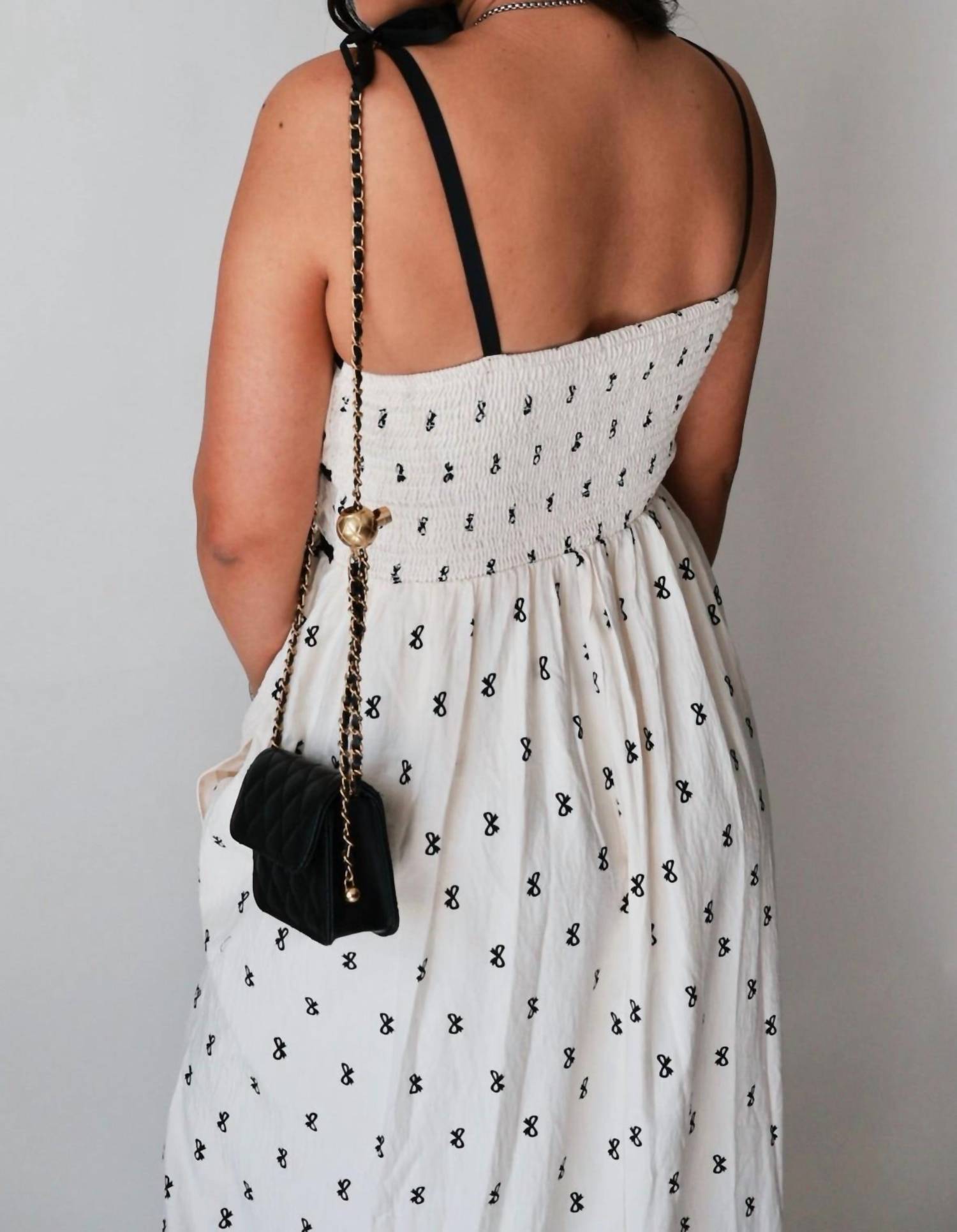 In February - Spring Bow Maxi Dress
