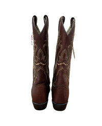 Justin Women's Casual Pointed Toe Boots in brown - women's shoe - alternate view