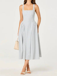 Astr - Vinya Bow-back Midi Dress