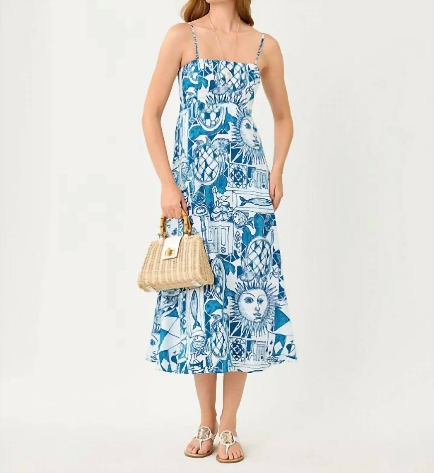 Lilly Pulitzer - JORGIAN LINEN MIDI DRESS