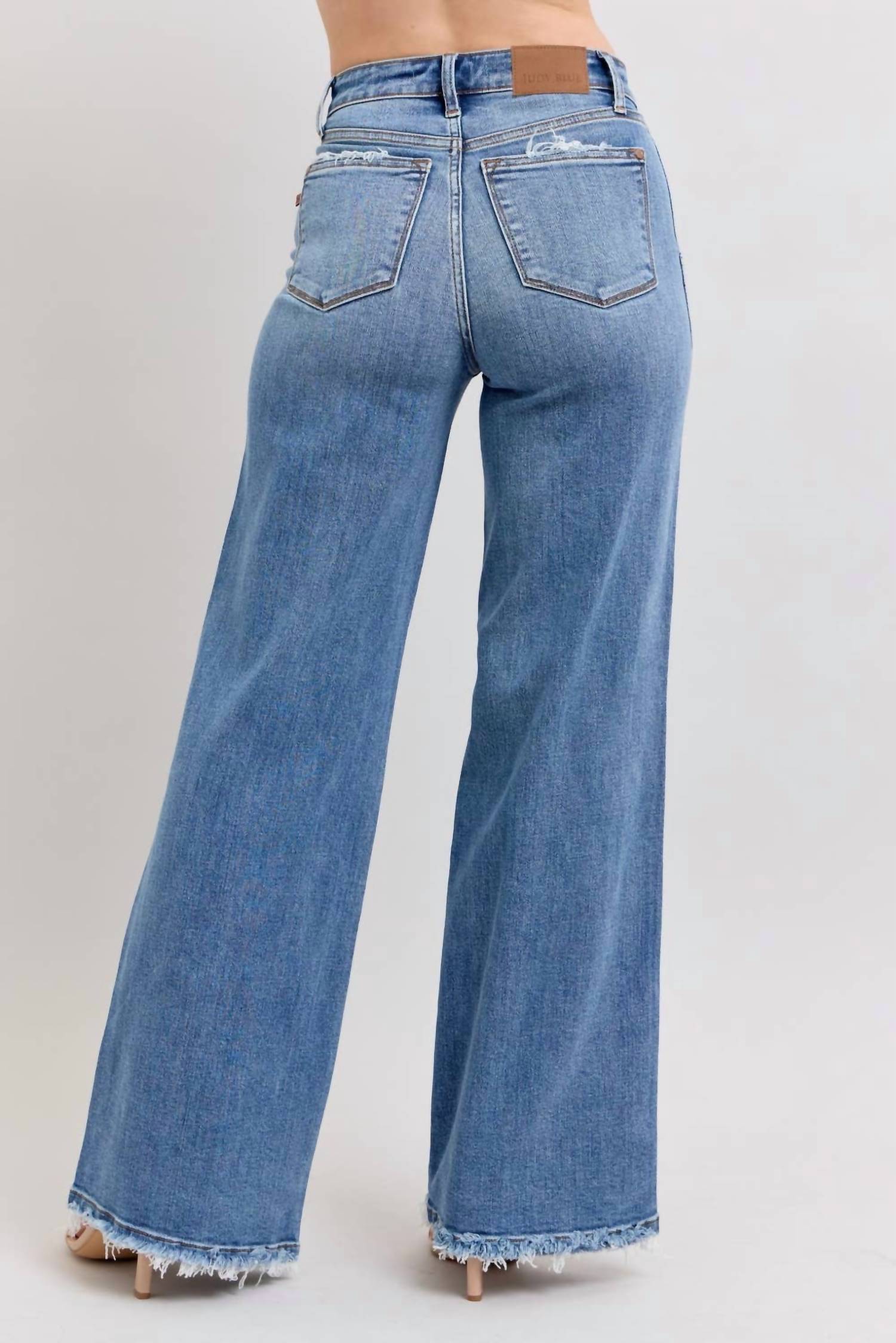 Judy Blue - High Rise Retro Wide Fit Jeans