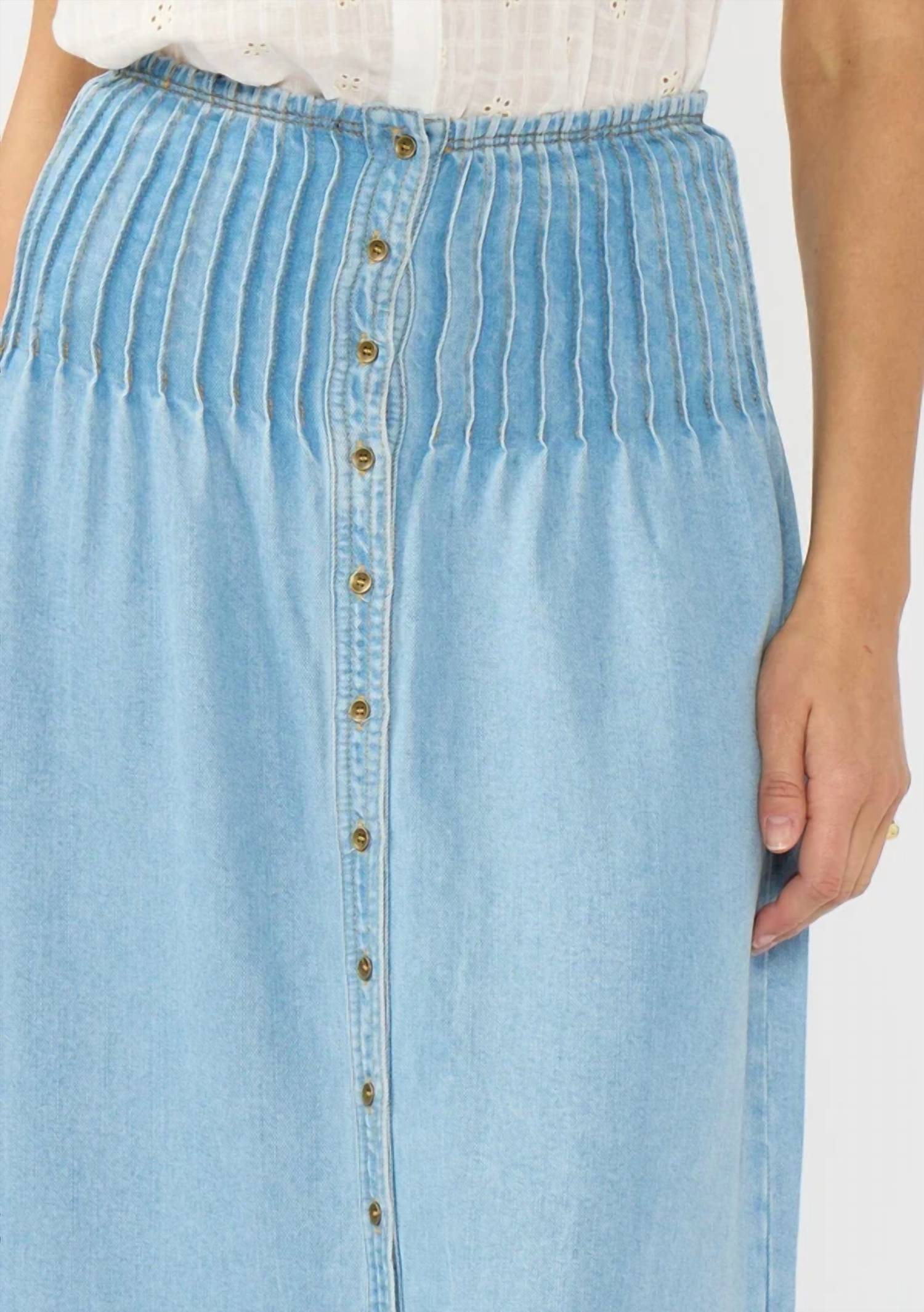 Lovestitch - Harper Skirt With Pintucks