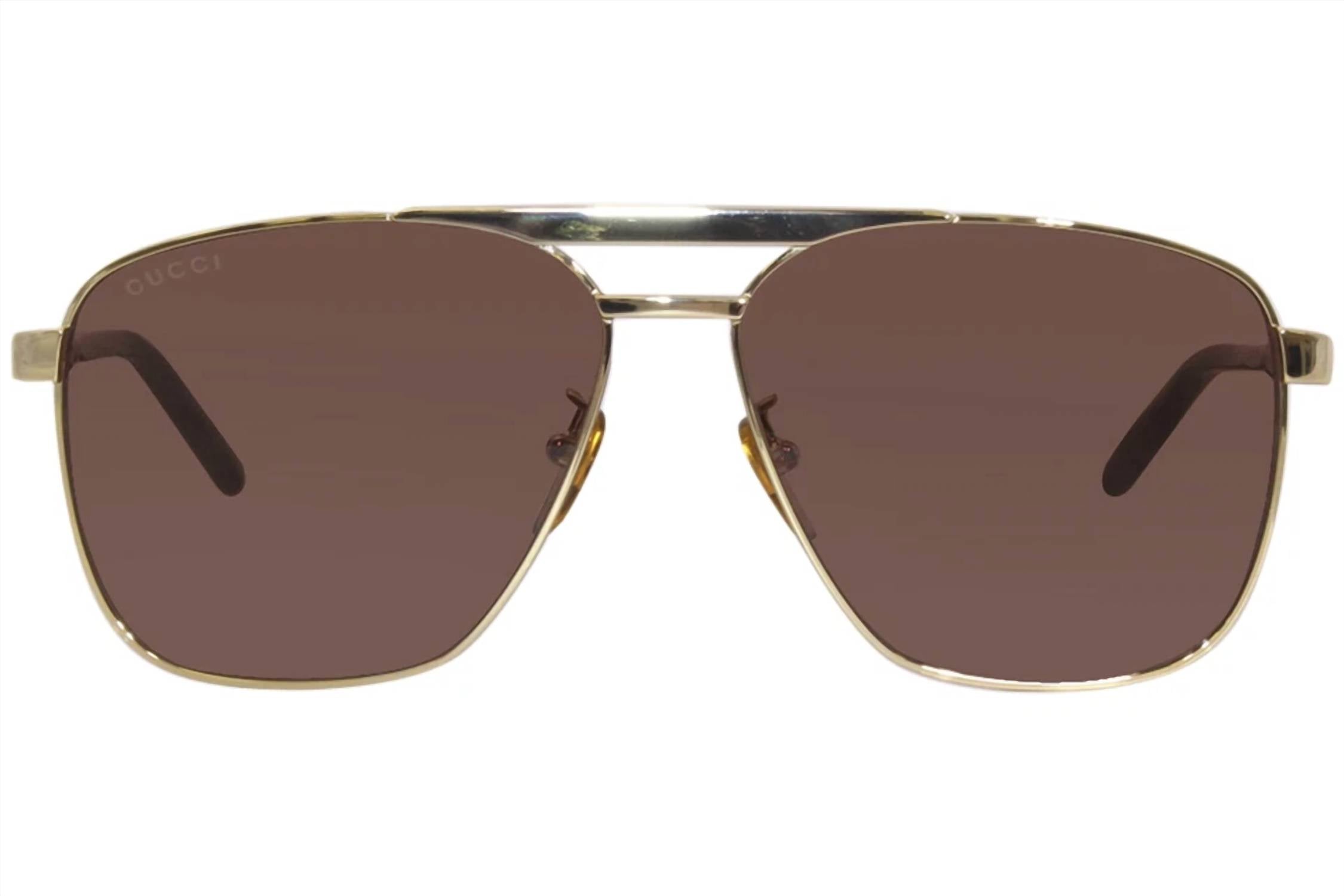 Gucci - Aviator Non Polarized Sunglasses 1164s - 002