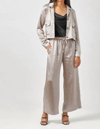 Mystree - Satin Cropped Jacket