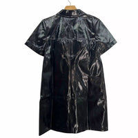 J.Crew - Gamine Shirtdress In Faux Patent Leather