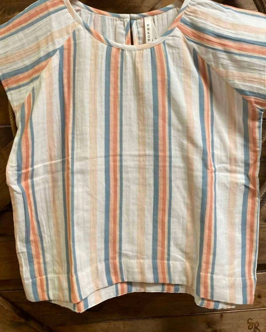 Roper - Women's Stripe Peasant Blouse