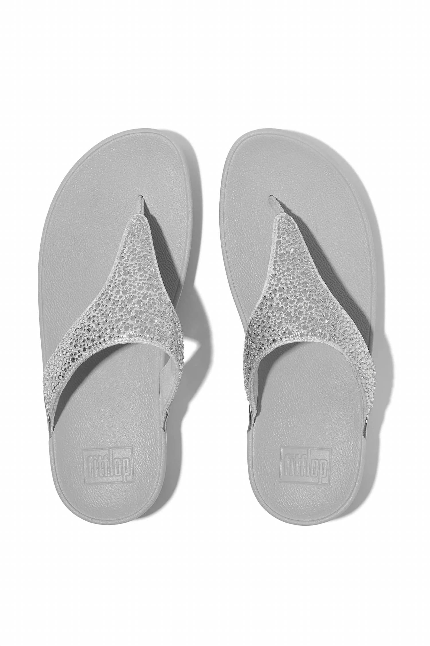 Fitflop - Women's Lulu Crystal-mix Toe Post Sandals