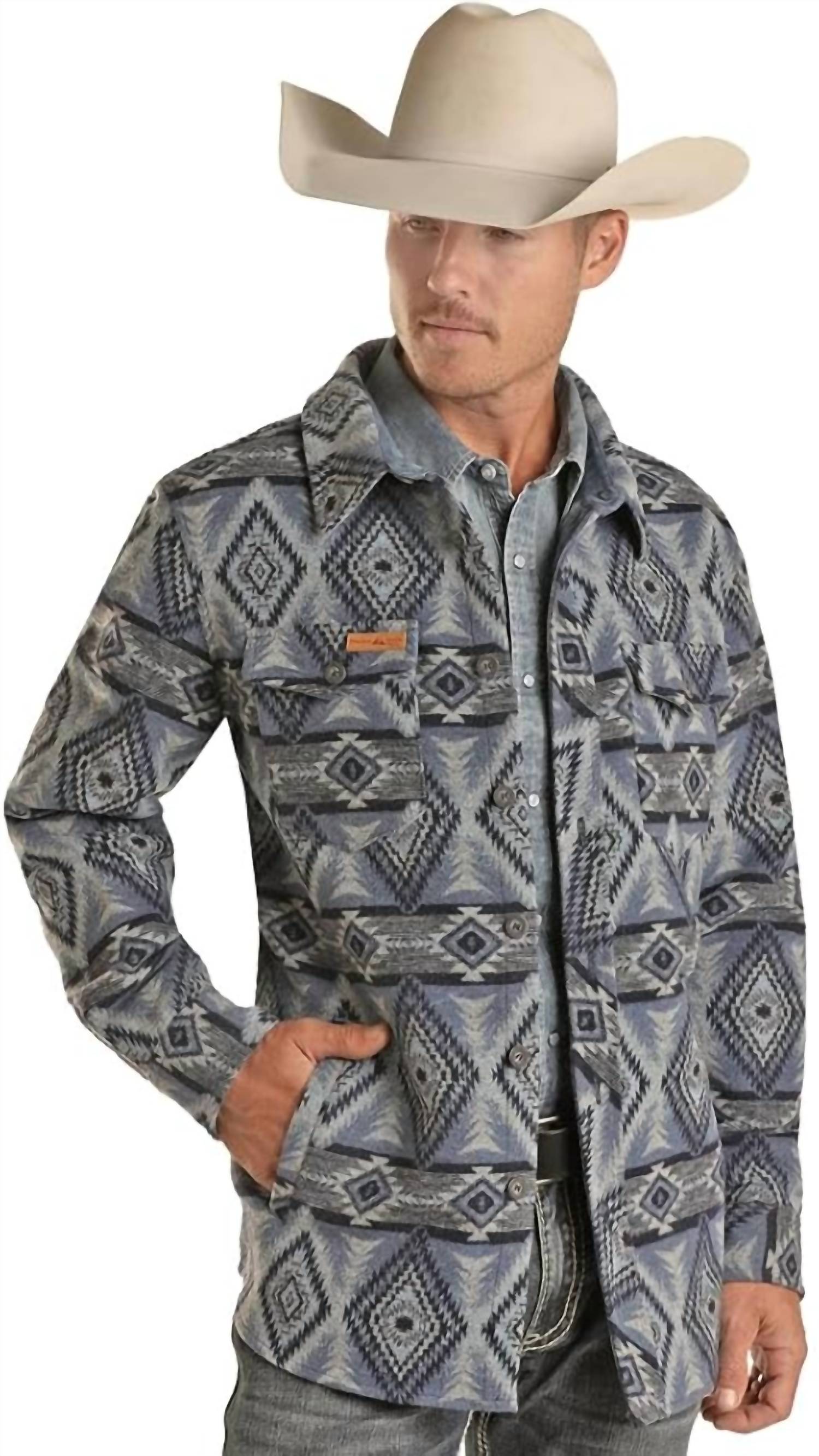 Rock & Roll Denim - Men's Canvas And Wool Coat