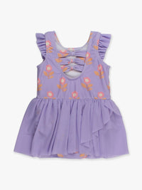 Rufflebutts - Petunia Petals Flutter Sleeve Dance & Gymnastics Leotard
