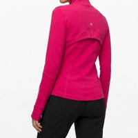 lululemon Define Jacket in raspberry - women's jacket - alternate view