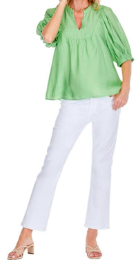 Joy Joy - Front Yoke Trimmed Top