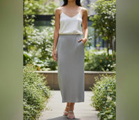 Vince Camuto - Metallic Maxi Skirt