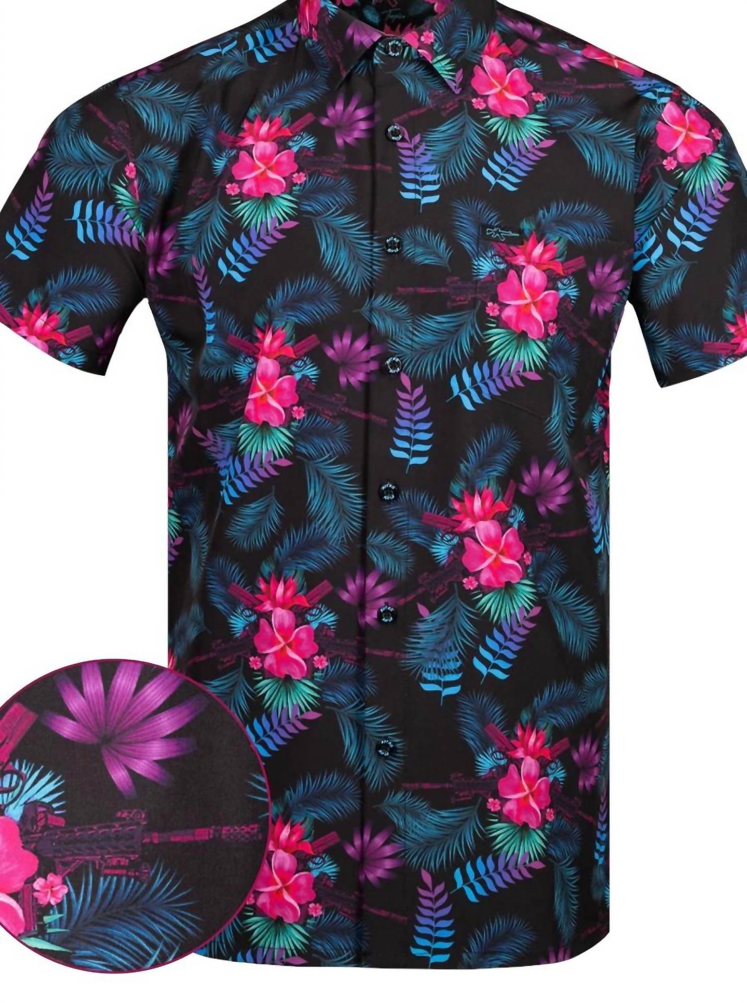 Retro Rifle - Men's Tropics Button Down