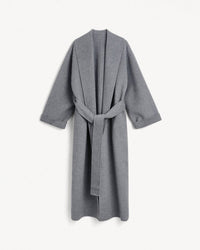 BY MALENE BIRGER Women's Trullem Belted Wool Coat in grey - women's jacket - view 4