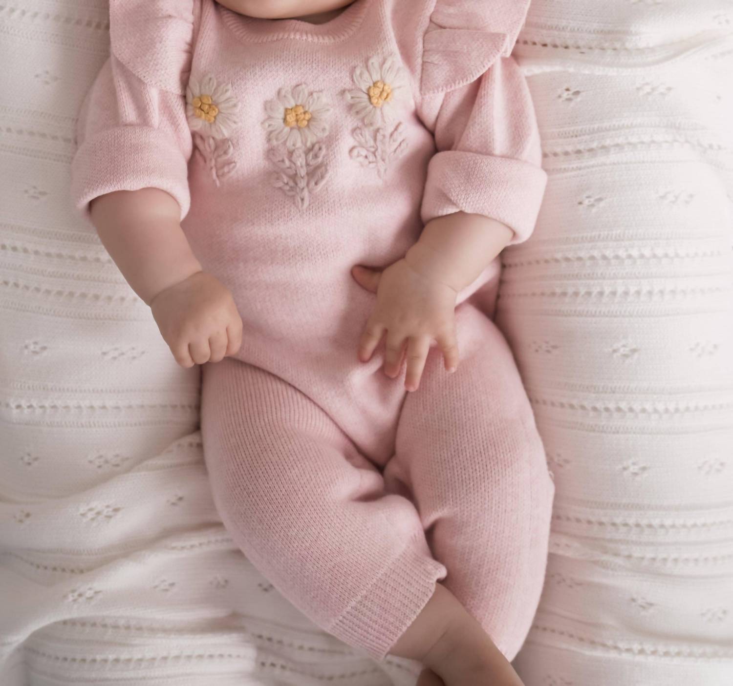 Luna & Luca - Kid's Daisy Knit Jumpsuit