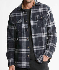 Jachs New York - Flannel Shirt And Thermal Crewneck Set