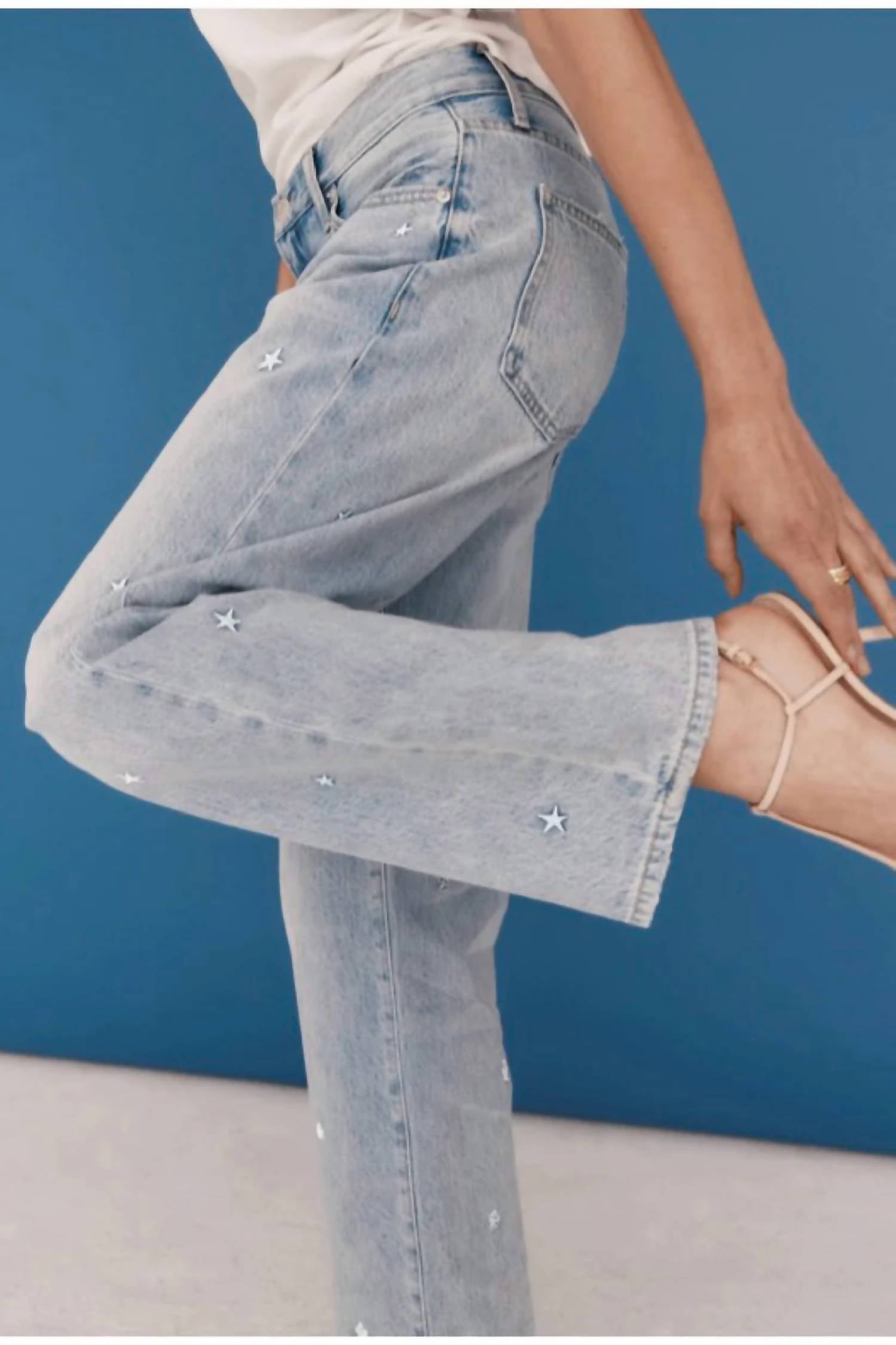Pistola - Lexi Mid-Rise Straight Leg Jeans