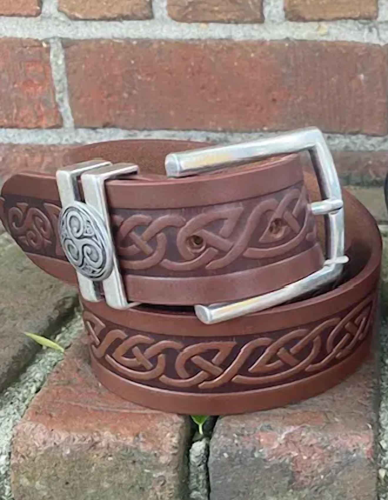 Lee River - Lee River Triskle Knot Embossed Belt