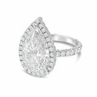 Diana M Jewels - Women's Pear Lab-Grown Diamond Fashion Ring (4.50 Ct) - Signature