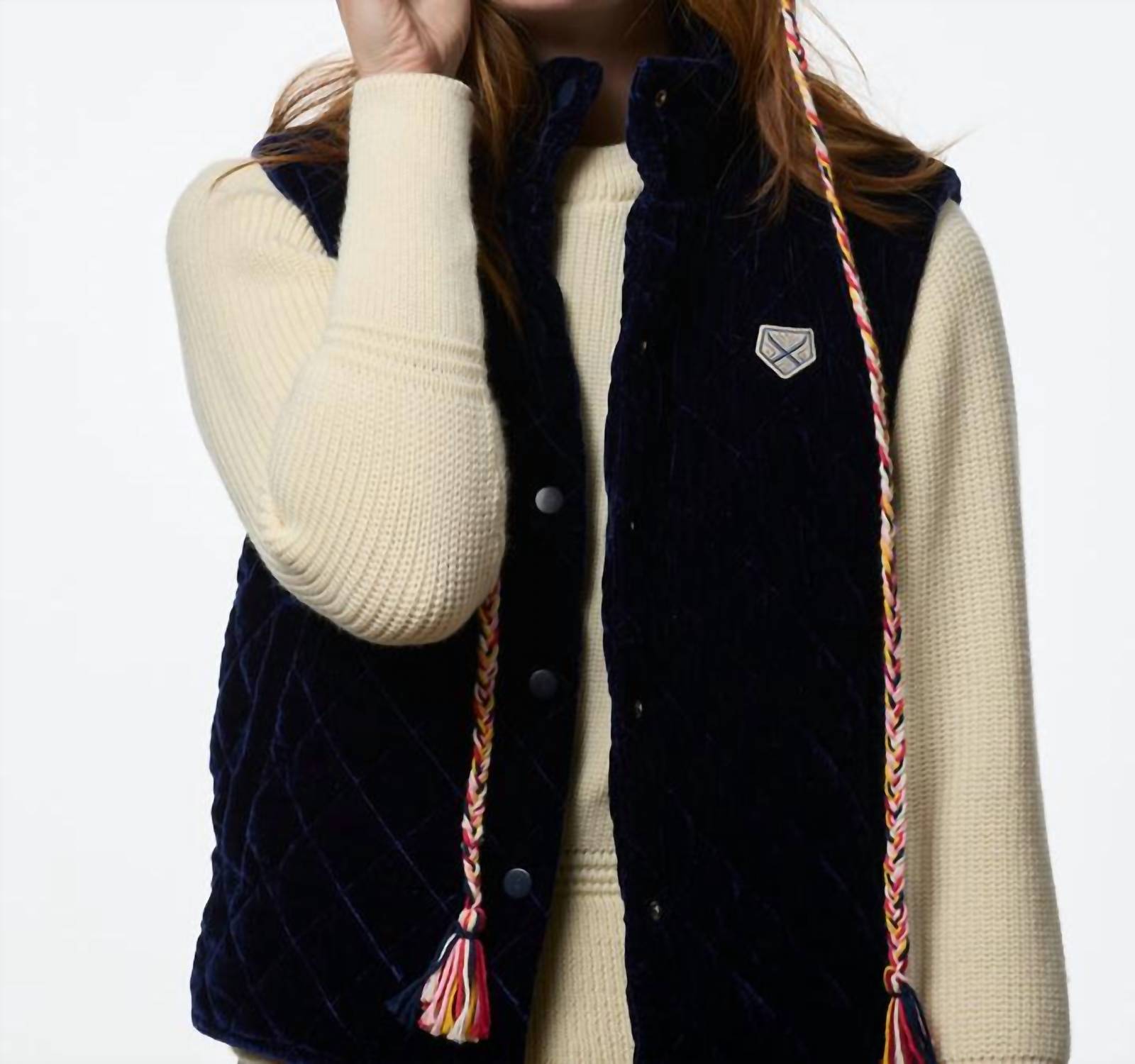 Powder Puff Collection - High Collar Boxy Quilted Vest