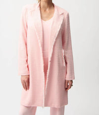 Joseph Ribkoff - Fringe Trim Bouclé Coat