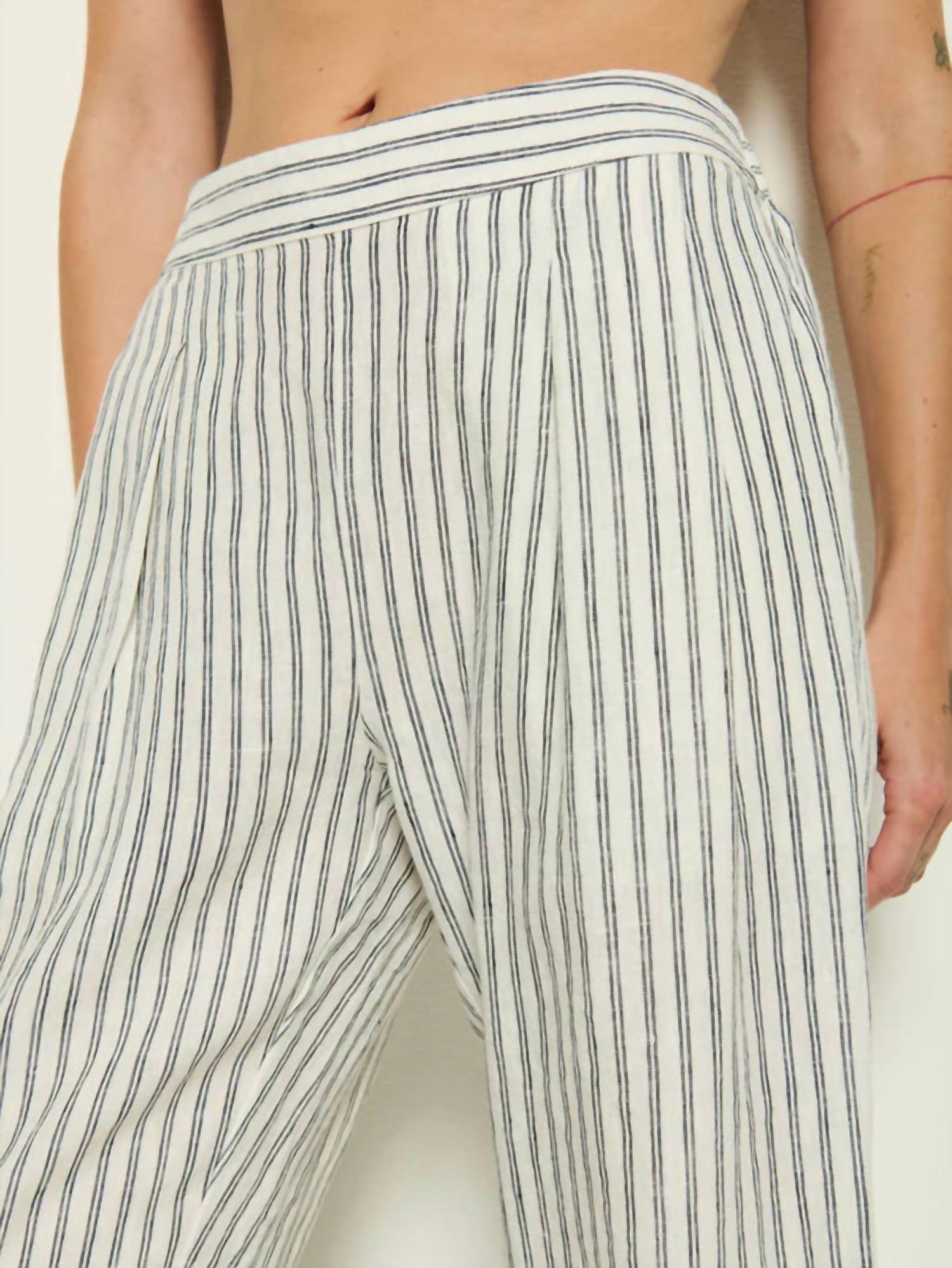 Nation Ltd - Grayson Stripe High Rise Pants