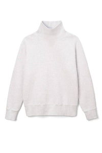 Nux - Faris Oversized Pullover Turtleneck Top