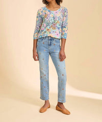 Fdj - Christina Straight Ankle Denim Jeans
