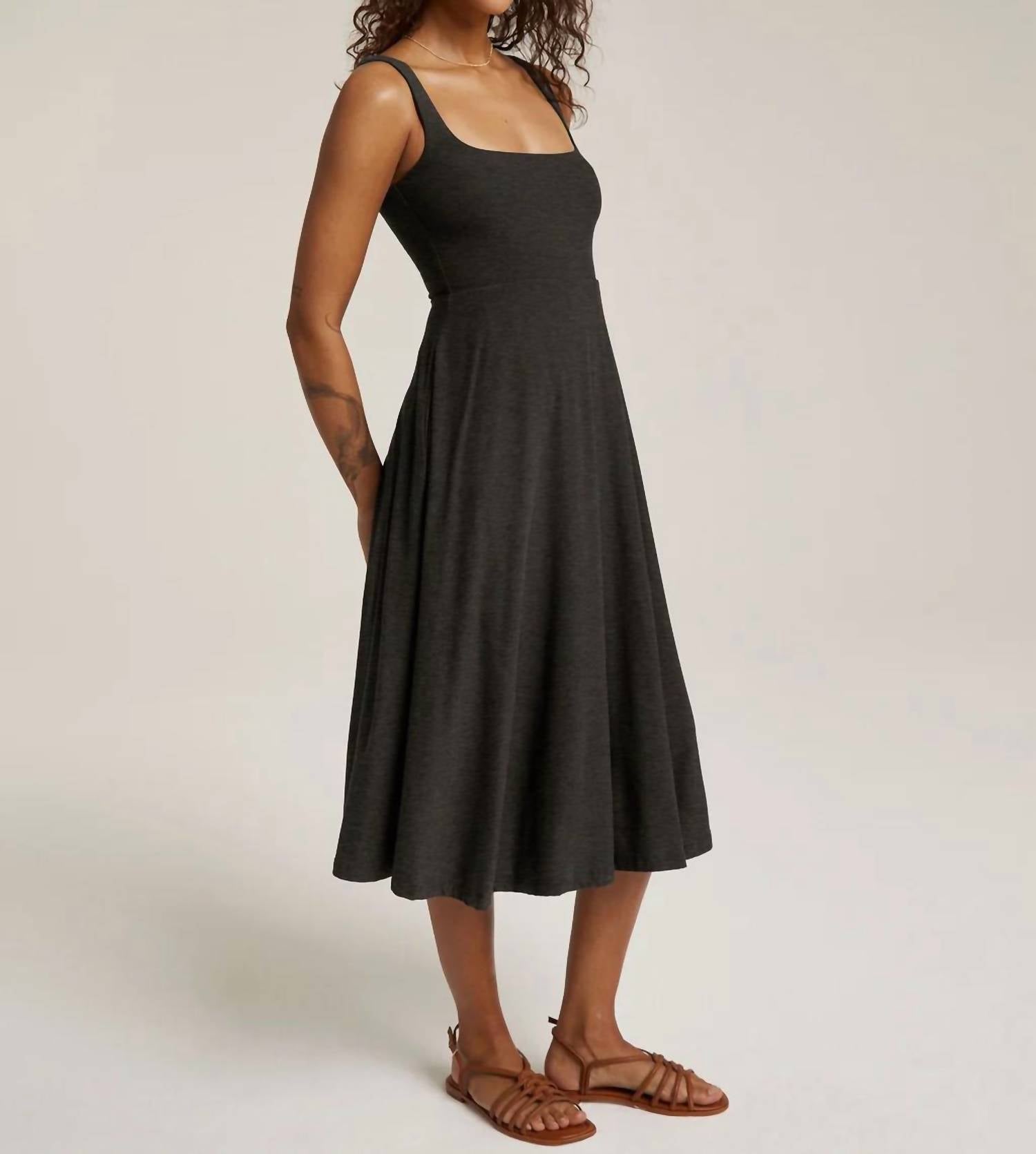 Beyond Yoga - Featherweight At The Ready Square Neck Dress