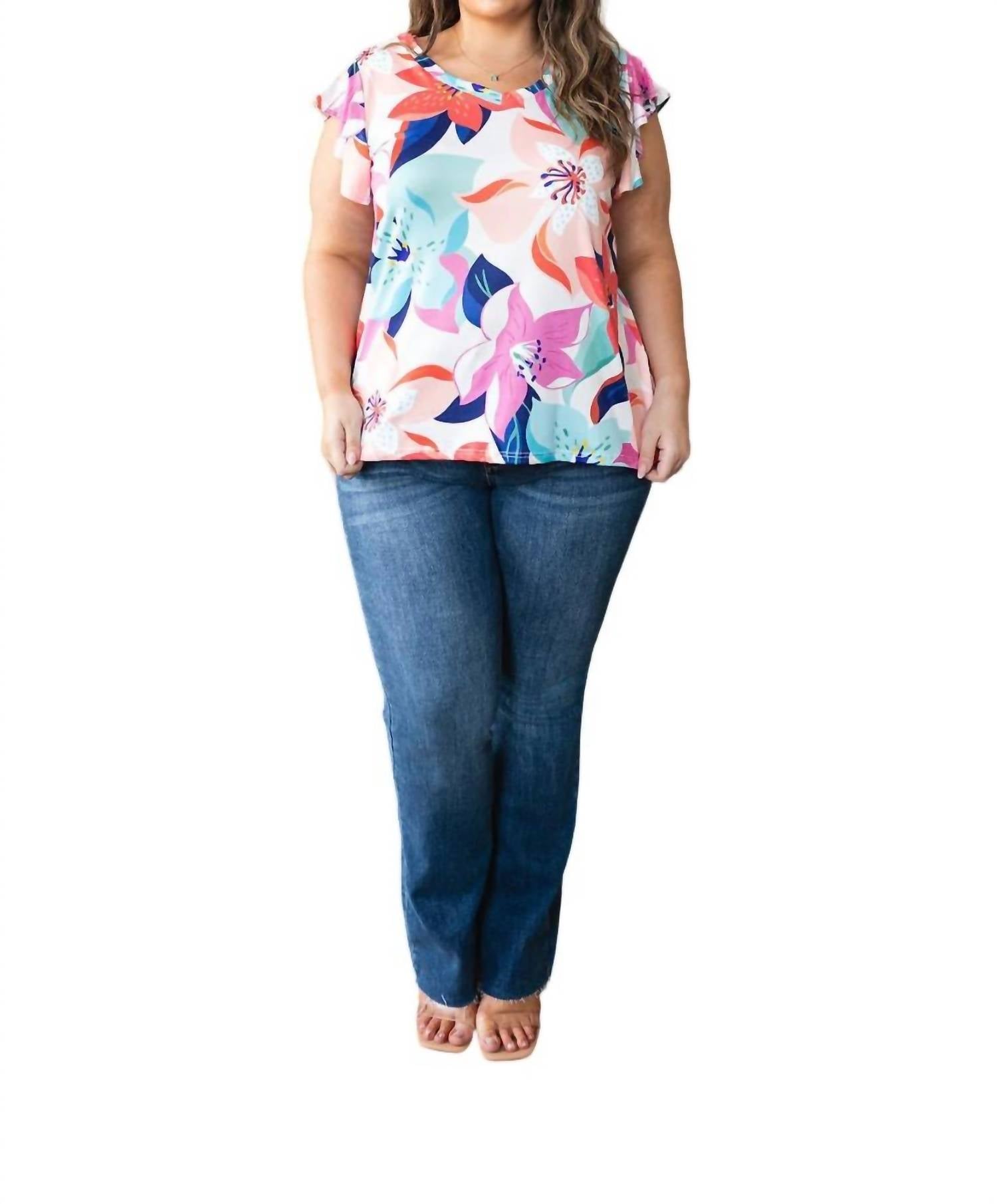 Haptics - Impossible to Ignore Floral Blouse