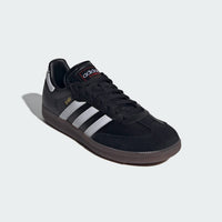 adidas Unisex Samba Og Indoor Football Sneakers in core black cloud white vivid red - women's shoe - detail view
