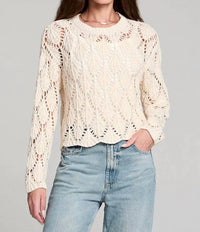 Saltwater Luxe - Arlo Bell Sleeves Boxy Sweater