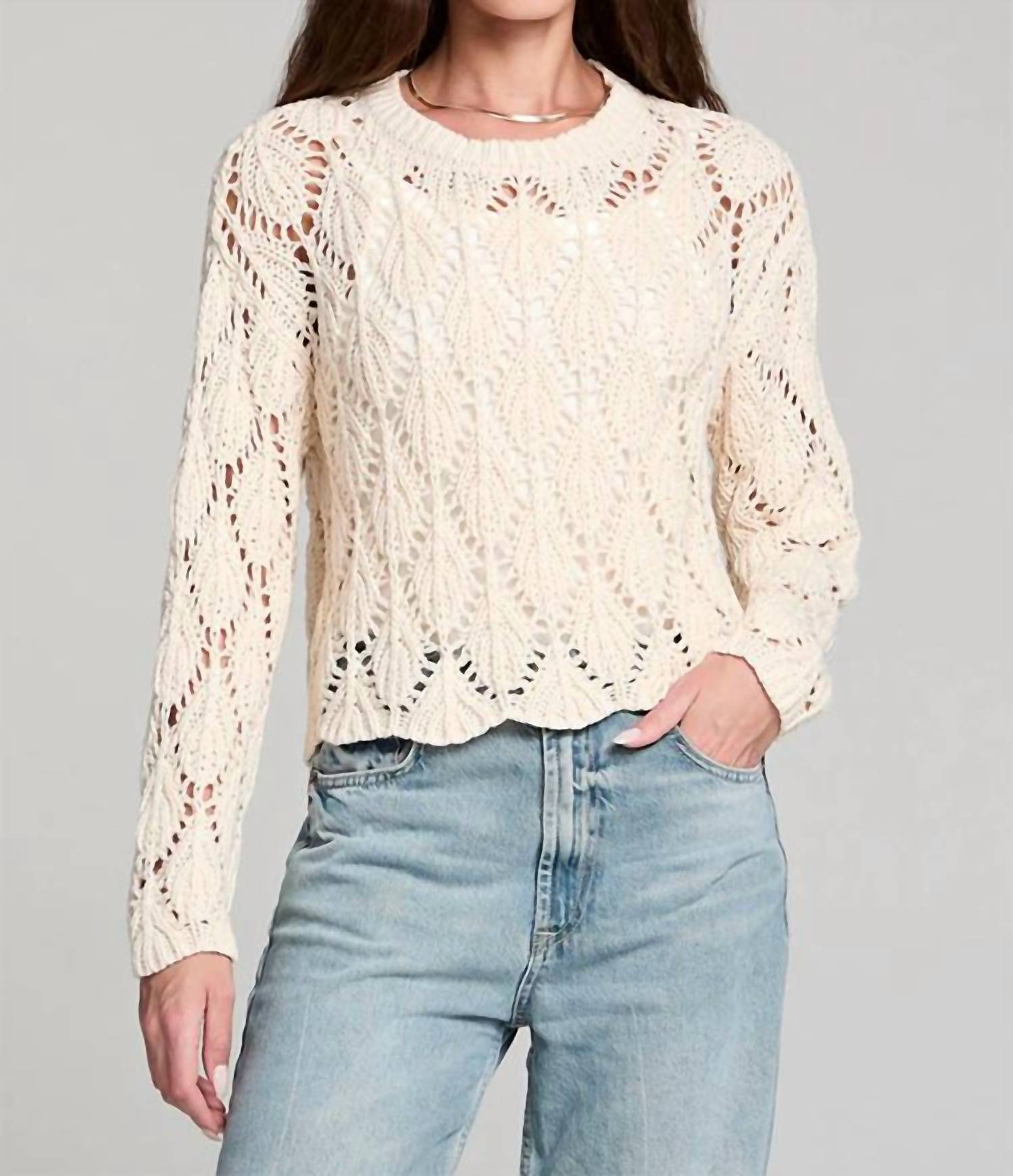 Saltwater Luxe - Arlo Bell Sleeves Boxy Sweater