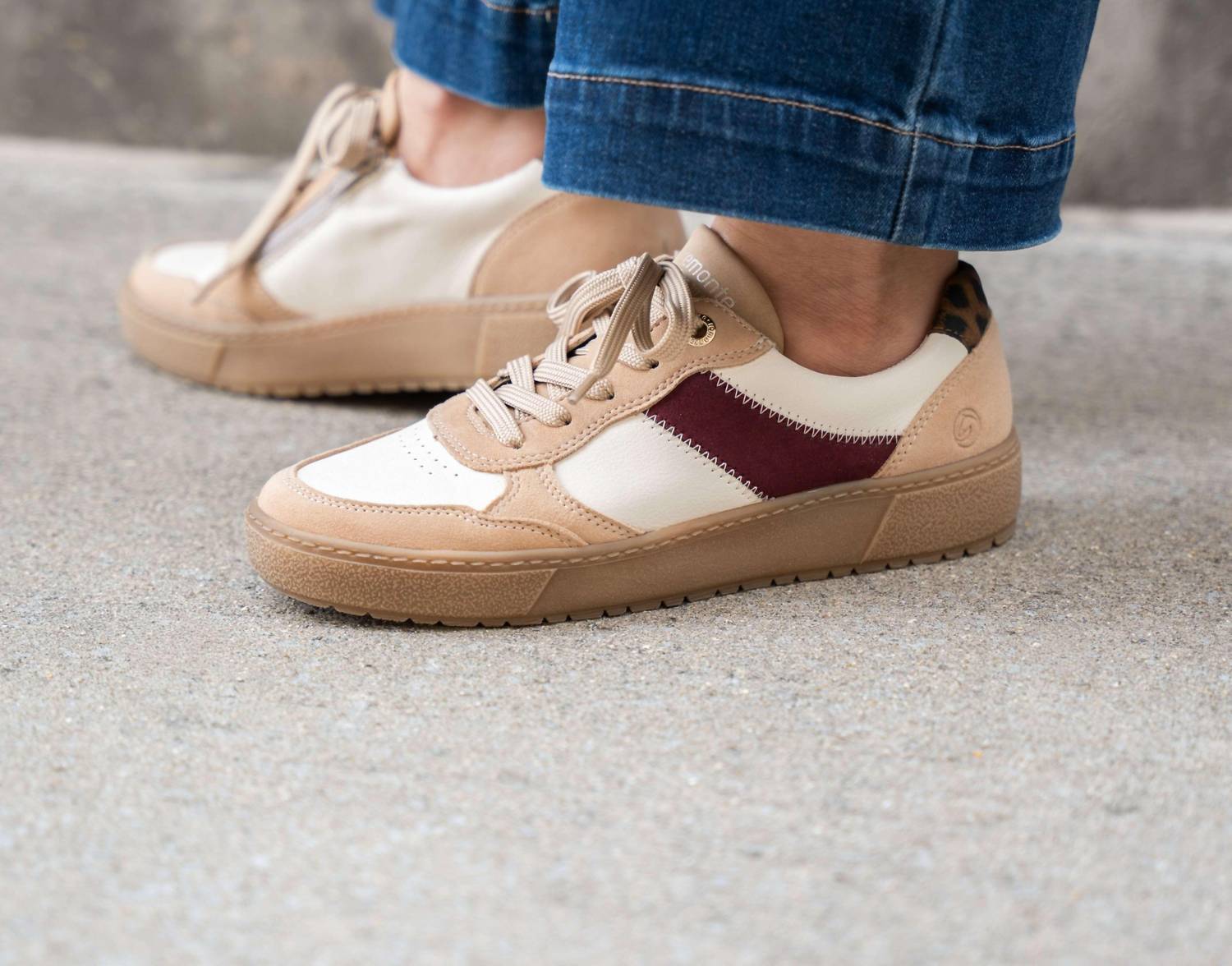 Remonte - Women's Leather Suede Sneaker