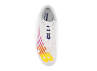New Balance Unisex Md500 V8 Spike Shoes in white vibrant violet - women's shoe - view 4