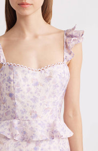 Lulus - Bianca Tiered Ruffle Mini Dress