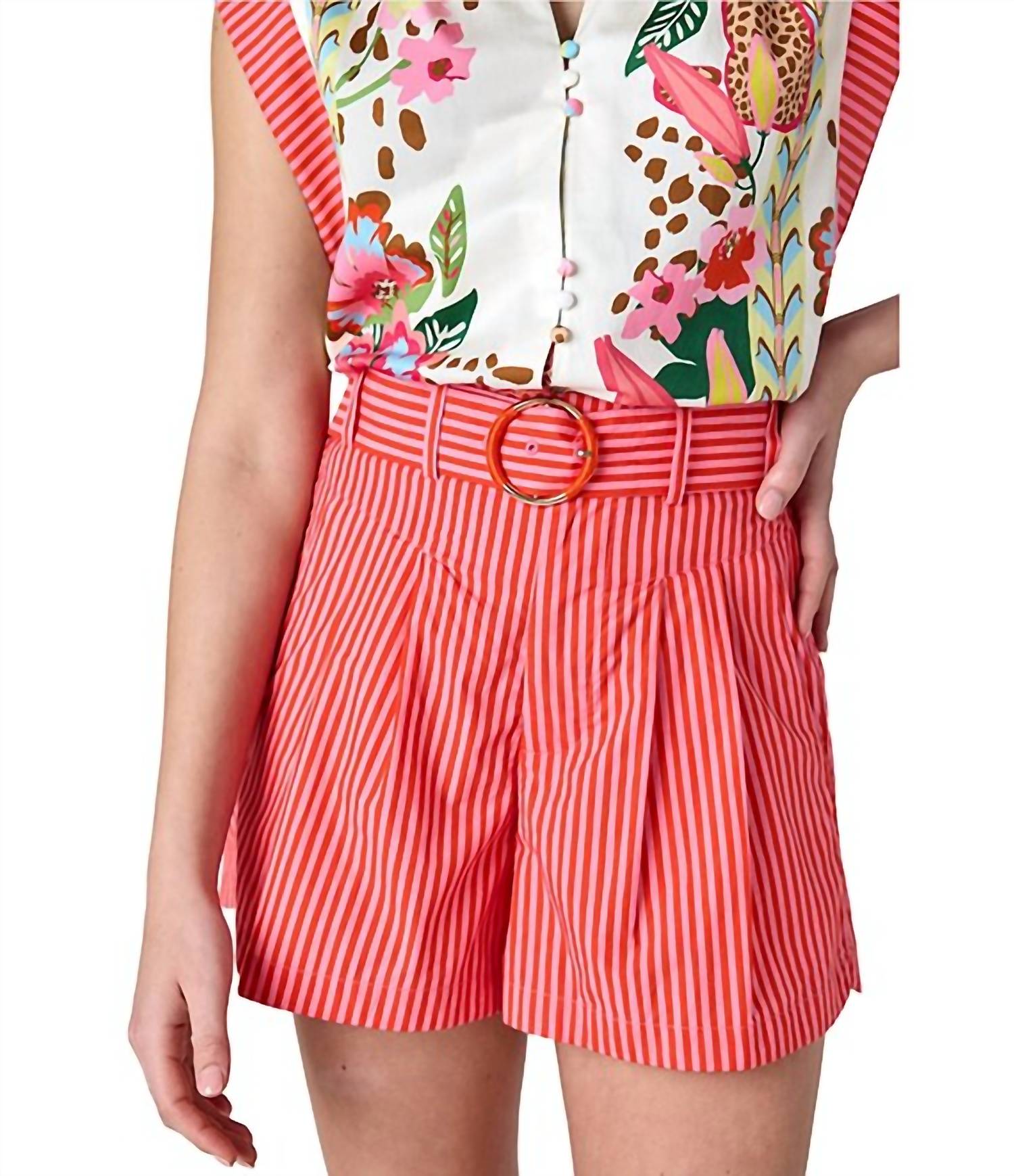 Crosby by Mollie Burch Lettie Short in rosy ribbon - women's shorts