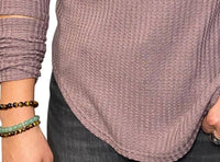 Chaser - Thermal Cutout Sleeve Top
