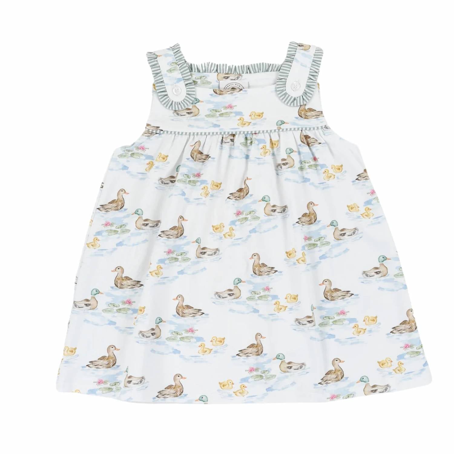 Cypress Row - Kids' Darling Ducks Stella Sun Dress