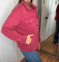 Davi & Dani - Rachel Quilted Shacket
