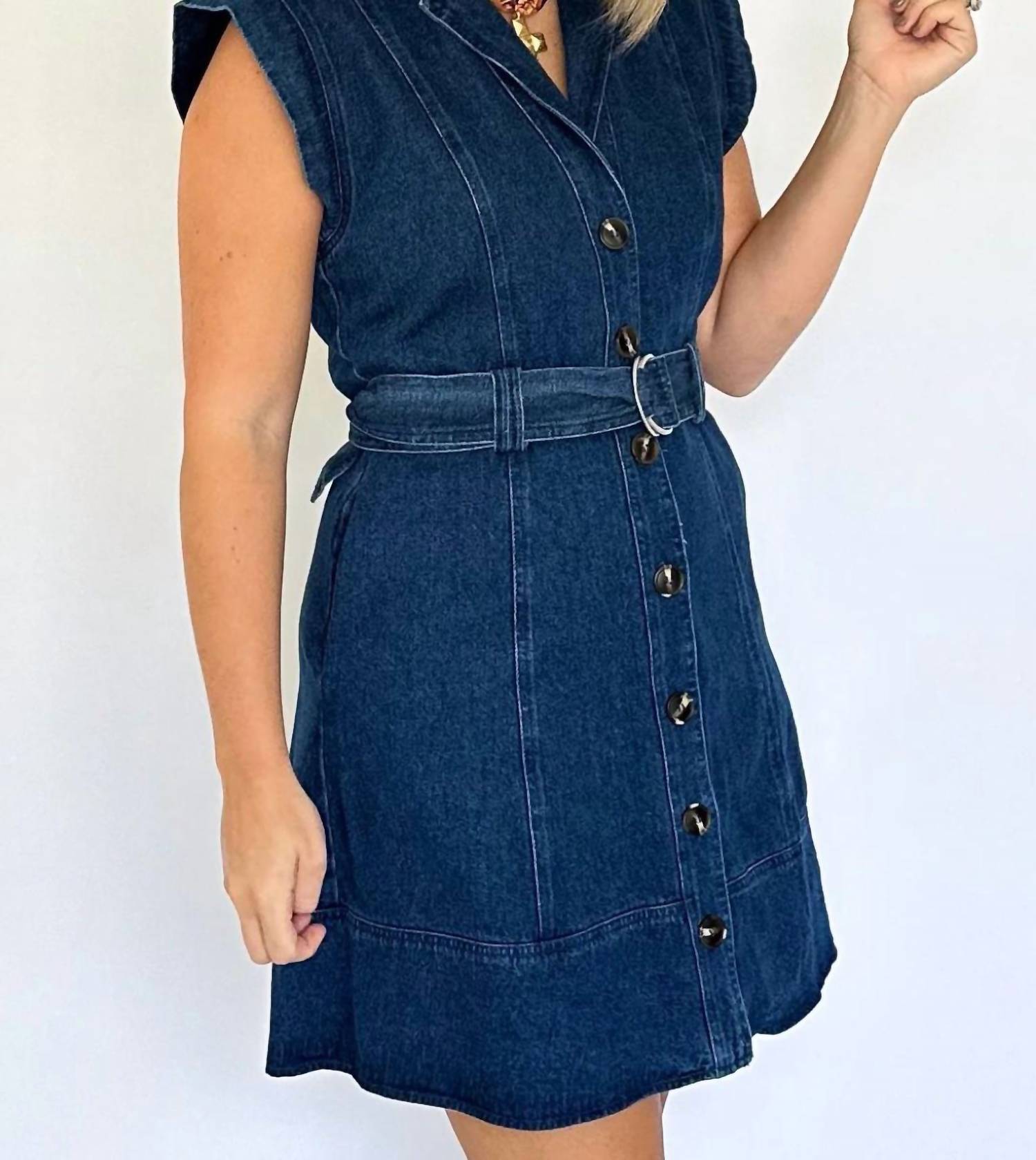 Entro - Mini Denim Dress