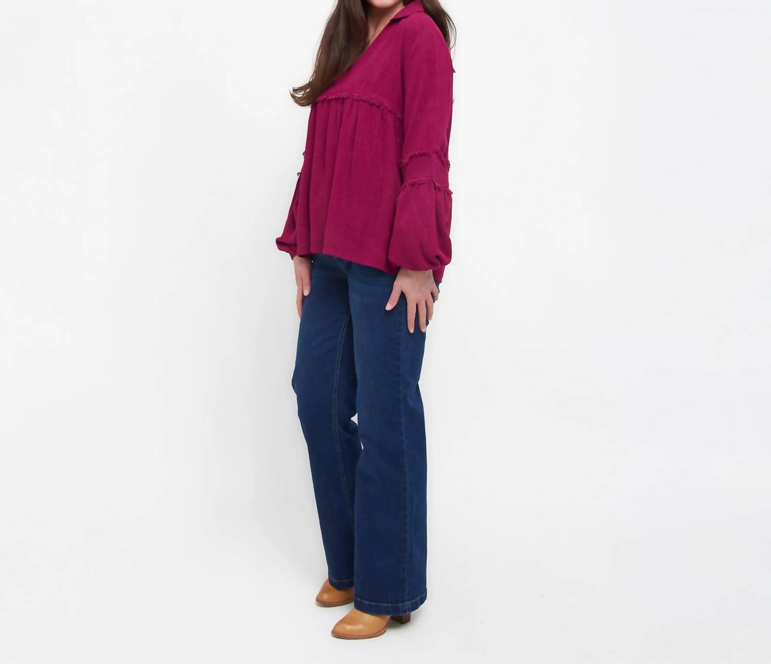 Elsie & Zoey - Blayke Babydoll Blouse