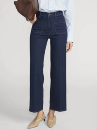 Frame - Anchor Wide Leg Denim Jeans