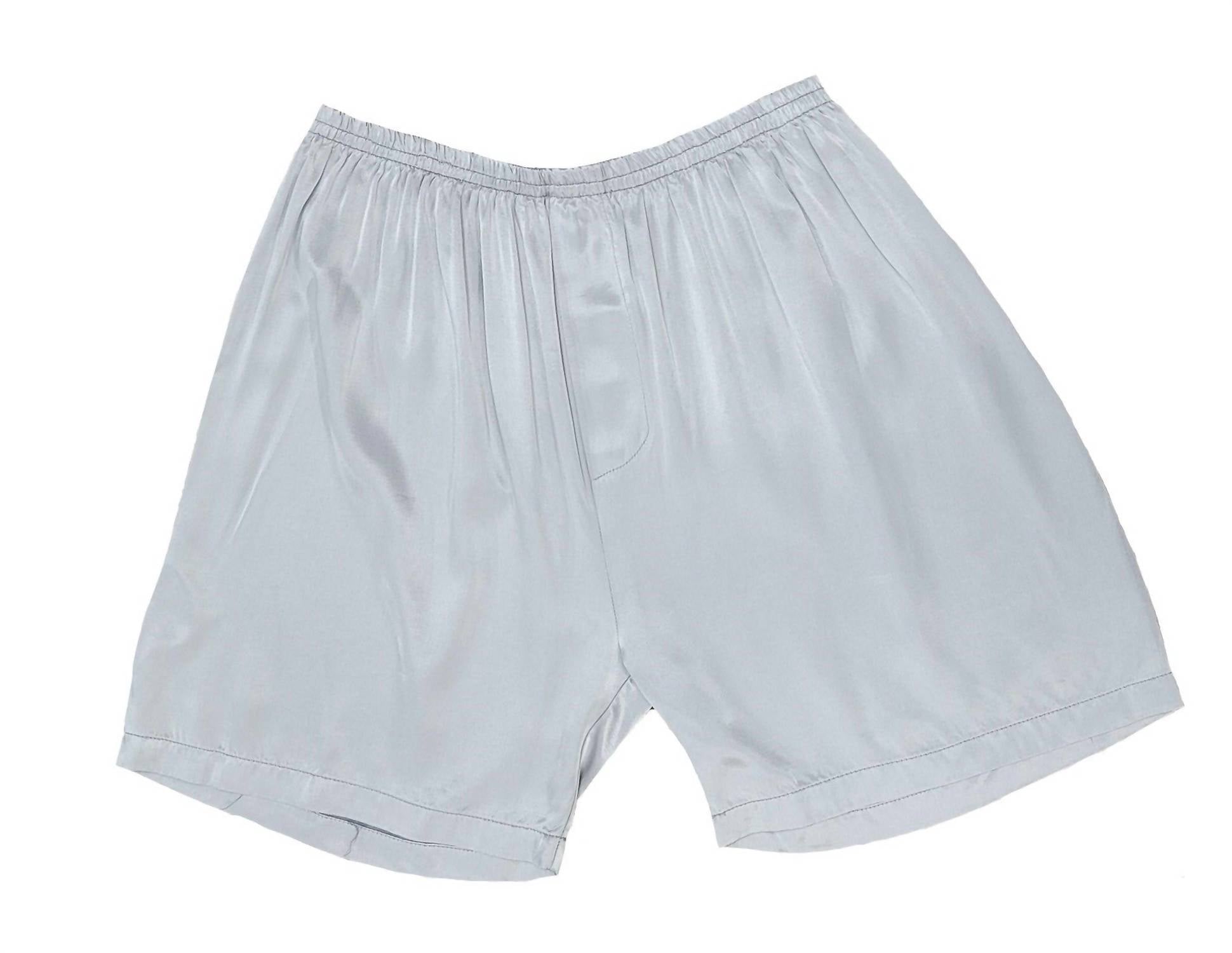 Adam Satin Boxer With Faux Fly